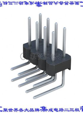 PEC04DBBN 针座连接器8POS分离式2排2.54mm公形插针通孔直角锡