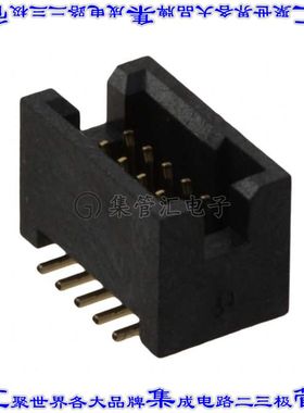 M50-4900545 针座连接器10POS接头2排1.27mm公形插针表贴SMD镀金