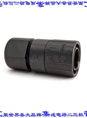 C09131H0082005U 圆形连接器8POS插头公引脚焊杯镀金自由悬挂