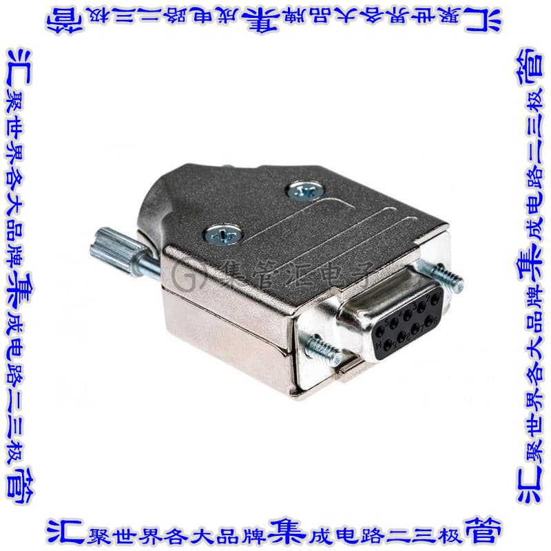 MHDM9-DB9S-K 连接器9POS后壳180度屏蔽银