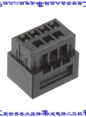 JN6CR07PM1 矩形连接器外壳7POS插座2排公形引脚黑色面板安装