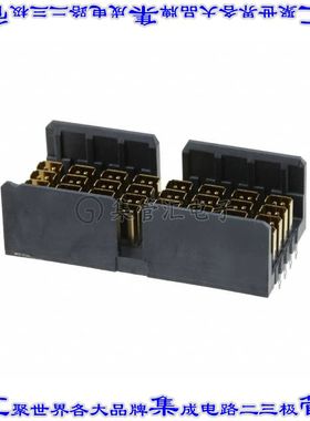 2180832-2 背板连接器64POS接头公引脚4排4.5mm通孔黑色