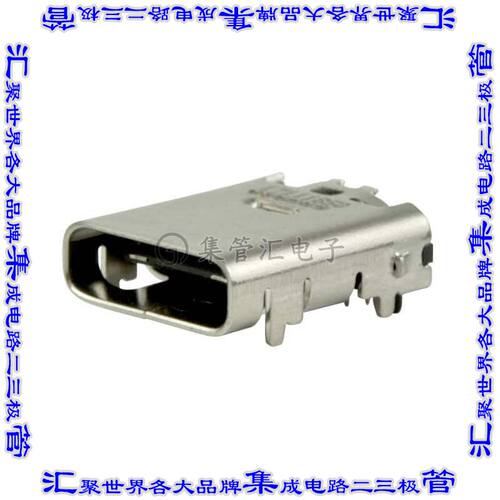 UJ31-CH-314-SMT-TR 连接器USB TYPE-C插座24POS USB 3.0表面贴装