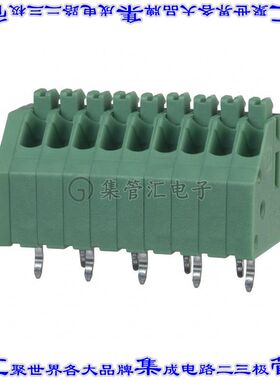 1990070 线对板连接器9POS接线端子2.5mm通孔45角度带板