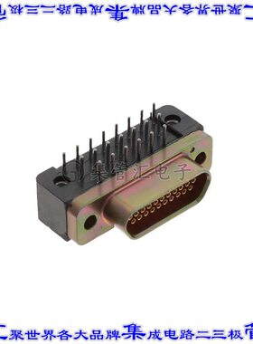 MDM-21SCBR-TL61 连接器21POS插座母插口2排D-TYPE型面板安装通孔