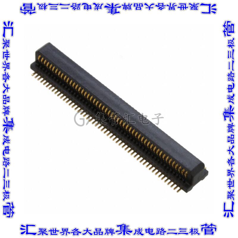 WR-100S-VF-N1 板对板连接器100POS插座中央带触点2排0.5mm表贴SM