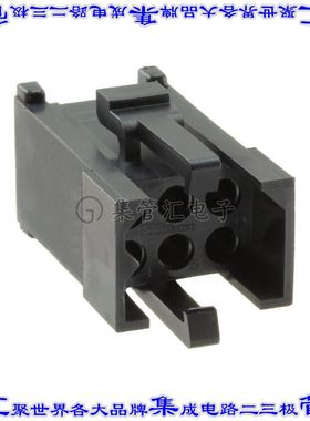 TST06PA00 矩形连接器外壳6POS插头2排5.08mm黑色自由悬挂