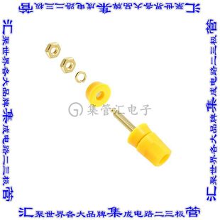 HEX 7024 POST BIND YELLOW 接插件连接器CONN