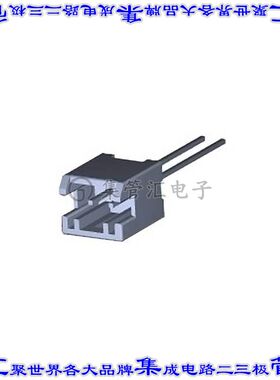 5-1376492-2 针座连接器2POS接头2.5mm公形插针通孔直针锡