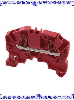 1SNK705062R0000 端子块连接器2POS馈通式5.2mm红色12-26AWG