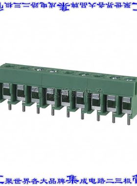 1935239 线对板连接器9POS接线端子5mm通孔水平带板