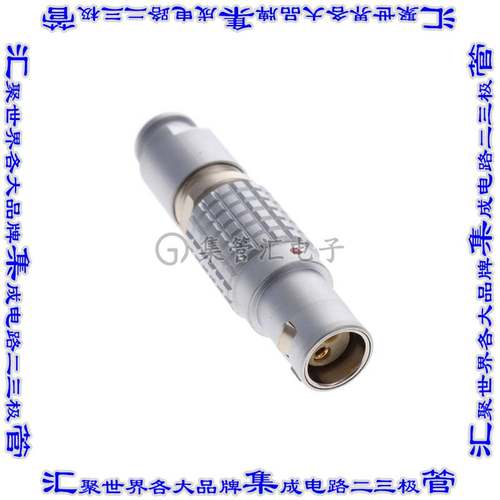FGJ.1B.302.CLLD42Z 圆形连接器2POS插头母插口焊杯镀金自由悬挂