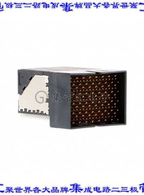 1934348-1 背板连接器240POS接头公引脚15排1.9mm通孔直角黑色