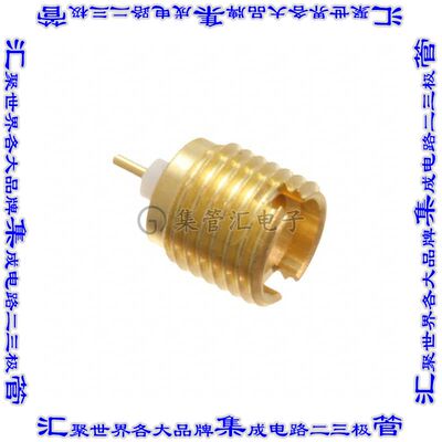 SMP-MSLD-CSB 同轴连接器SMPHD插孔公引脚焊接50欧姆自由悬挂