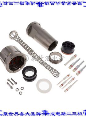 CL90556FS32413P 圆形连接器5POS插头公引脚压接镀金自由悬挂