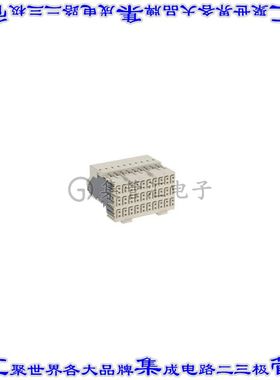 454530 背板连接器90POS插座母插口9排2.5mm通孔直角