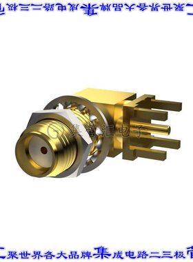 PCB.114SMAFRA.YC 同轴连接器SMA插孔母形插口焊接面板安装通孔直