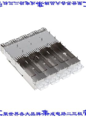2356208-1 插拔式连接器40POS机架成组(1 x 4)SFP-DD(双密度)通孔