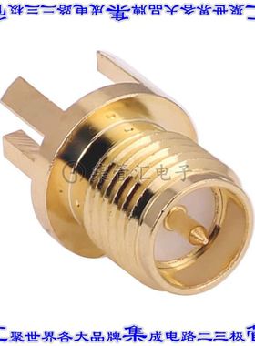 CONREVSMA003.062-G 同轴连接器RP-SMA插座公插针焊接50欧姆板边