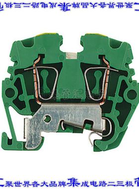 1720950000 端子块连接器2POS接地地面5.1mm绿色黄色12-26AWG