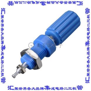 接插件连接器CONN 001 BIND POST BLUE 111 KNURLED 0110