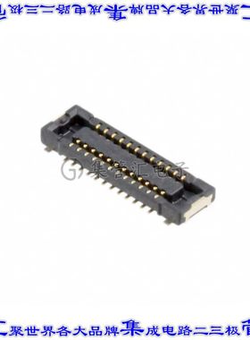 AXE524127 板对板连接器24POS插口中央触点带2排0.4mm表贴SMD镀金