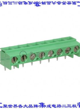 284094-8 线对板连接器8POS接线端子5.08mm通孔垂直带板