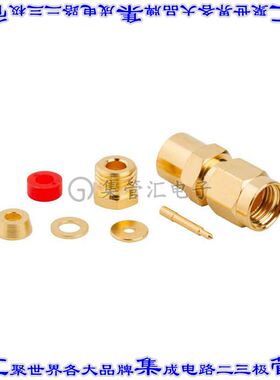 132124 同轴连接器SMA插头公引脚焊接50欧姆自由悬挂