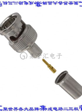 CPMC782 同轴连接器BNC插头公引脚压接焊接75欧姆自由悬挂