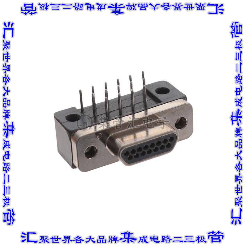 MDM-15PCBR-L56-A174 连接器15POS插头公引脚2排D-TYPE型面板安装