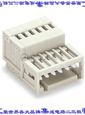 733-212 端子块连接器12POS插头公引脚2.5mm灰色自由悬挂
