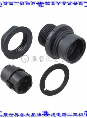 PXP6012/02P/ST 圆形连接器2(电源)插头公引脚螺钉镍面板安装