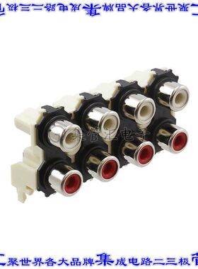 PJRAS4X2U01X 接插件连接器CONN RCA JACK MONO 3.2MM R/A