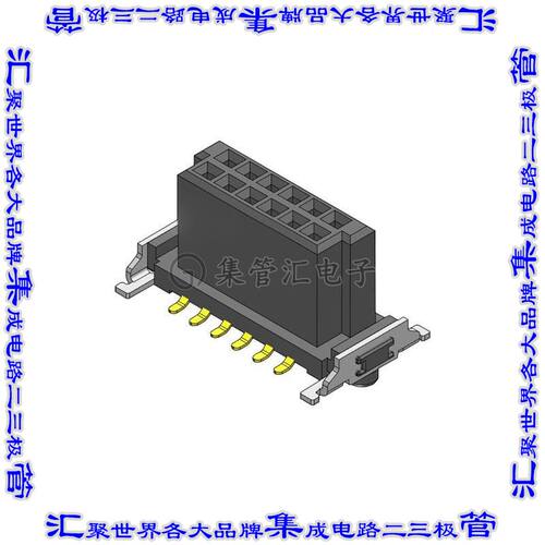 CBEC225-0679B001C1AF 针座连接器12POS插座2排1.27mm母形插口表
