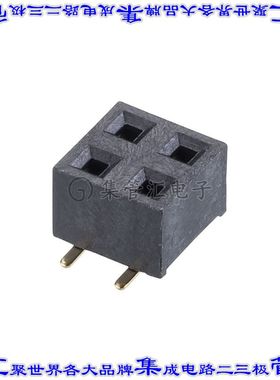 M20-7810245 针座连接器4POS插座2排2.54mm母形插口表贴SMD镀金