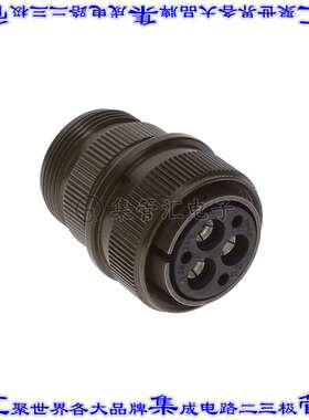 MS3106A20-22S 圆形连接器6POS插头母插口焊杯银自由悬挂