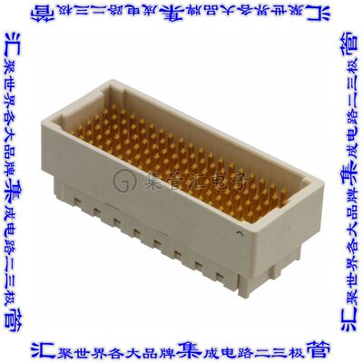 2102060-3 针座连接器114POS接头6排1.27mm公形插针表贴SMD镀金