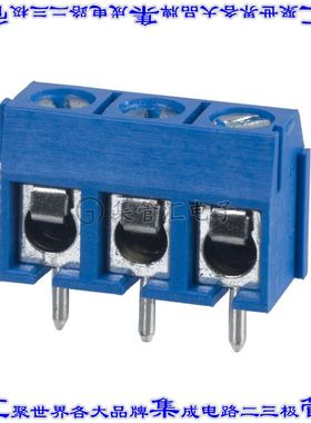 OSTTC032162 线对板连接器3POS接线端子5.08mm通孔水平带板