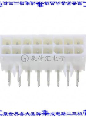 1-770974-0 针座连接器16POS接头2排4.14mm公形插针通孔直角锡