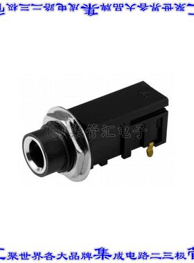 SJ-63053B 接插件连接器AUDIO JACK, 6.35 MM, HORIZONTAL,
