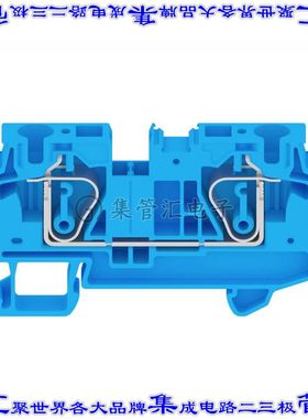 REB-A2D-BU 端子块连接器2POS馈通式8.2mm蓝色8-24AWG