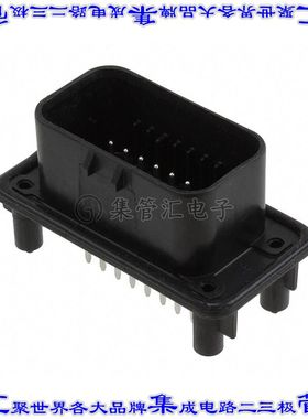776200-1 针座连接器23POS接头3排4mm公形插针通孔锡
