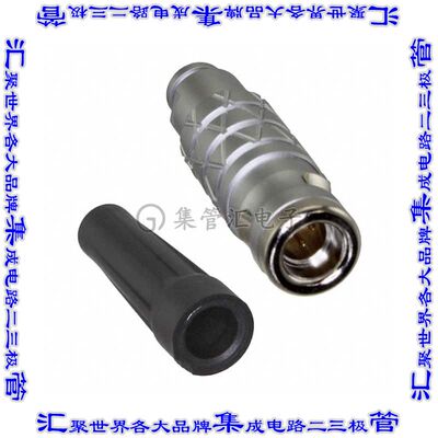 FLKD-06FGMS-GCP-215 圆形连接器6POS插头公引脚焊杯镀金自由悬挂