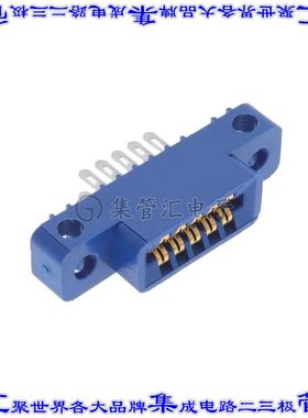 EBC05DRES 卡边缘连接器10POS母头2排2.54mm蓝色镀金