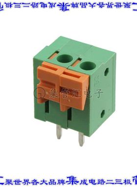 HA0230500000G 线对板连接器2POS接线端子5mm通孔垂直带板
