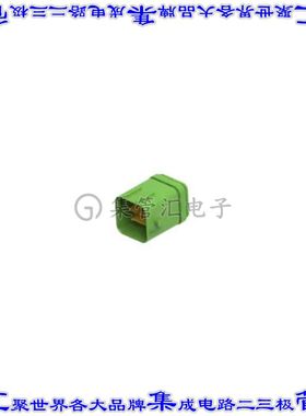 2366509-3 矩形连接器外壳48POS插座6排公形引脚绿色自由悬挂