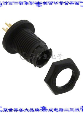 EN2P4M22PK 圆形连接器4POS插座公形引脚焊接镀金面板安装通孔