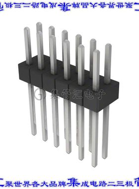 PEC06DADN 针座连接器12POS分离式2排2.54mm公形插针通孔直针锡