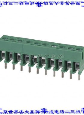 1984691 线对板连接器10POS接线端子3.5mm通孔水平带板