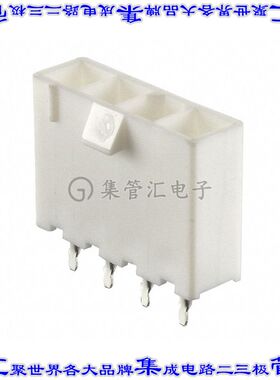 64900411122 针座连接器4POS接头4.2mm公形插针通孔直针锡